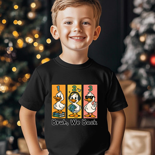 Bruh, We Back Duck Youth 5.3 oz 100% Cotton T-Shirt