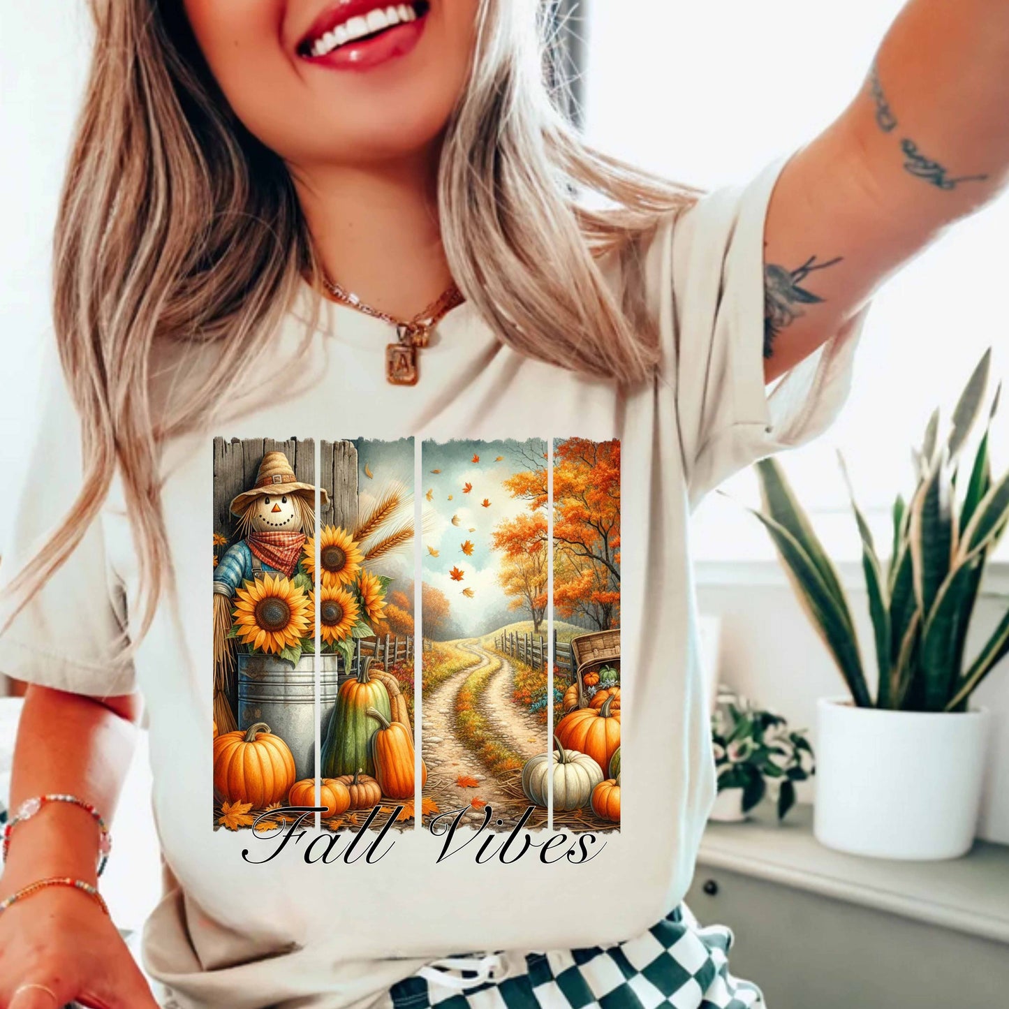 Fall Vibes Pumpkin T-Shirt