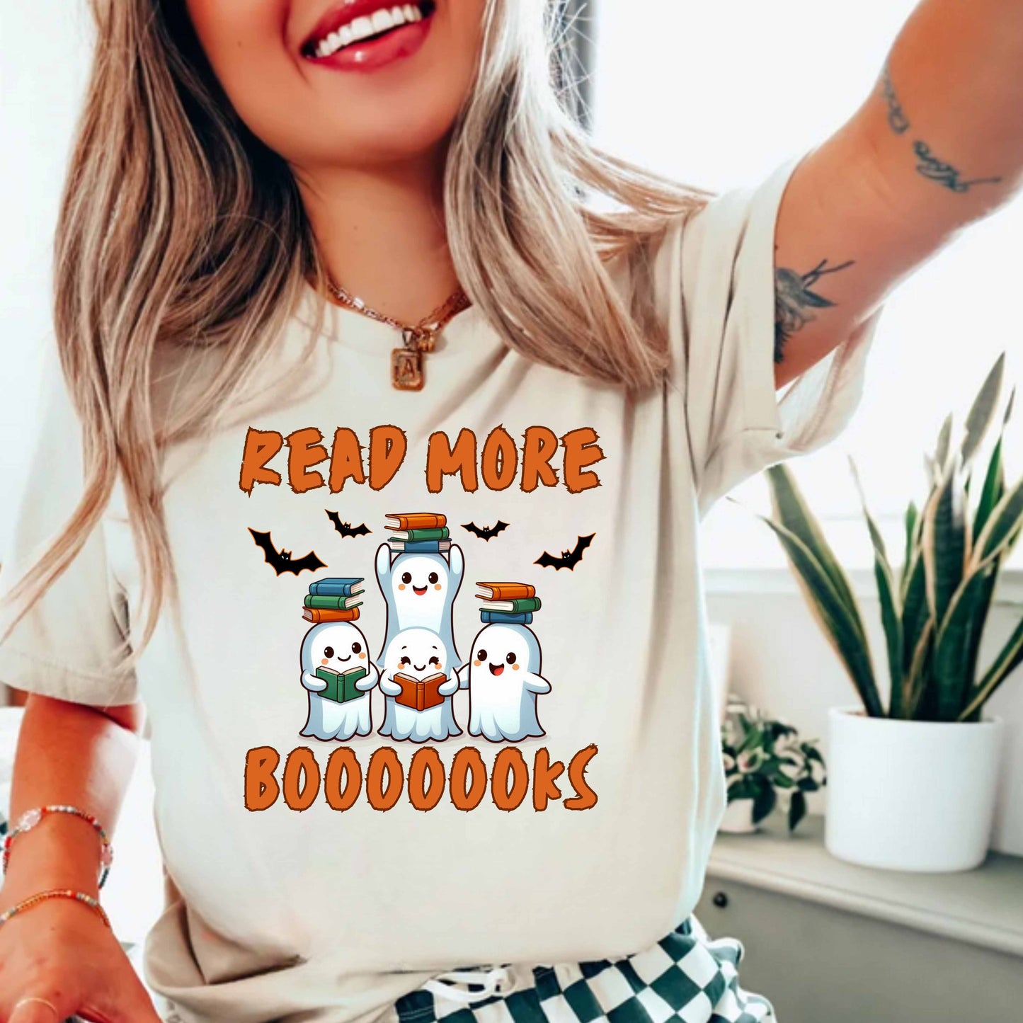 Read More Books Cute Ghost T-Shirt