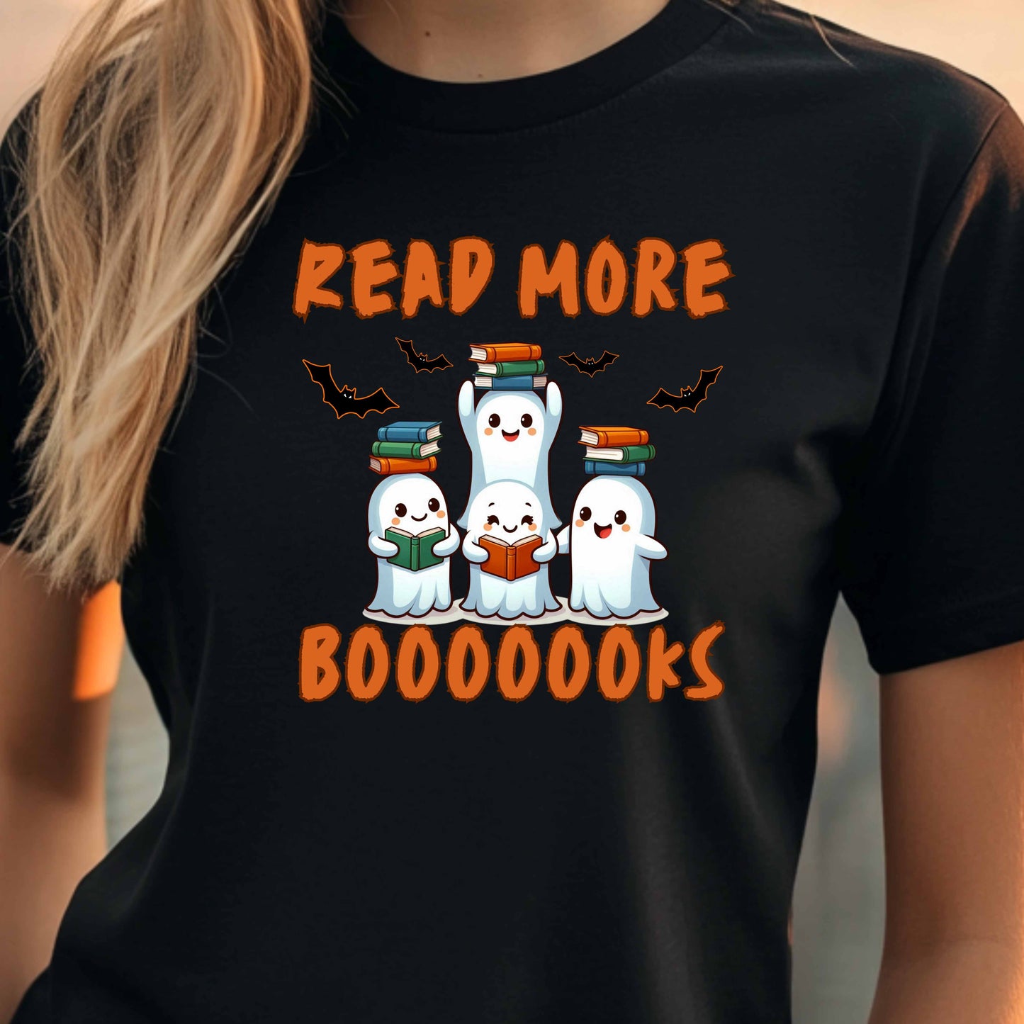 Read More Books Cute Ghost T-Shirt