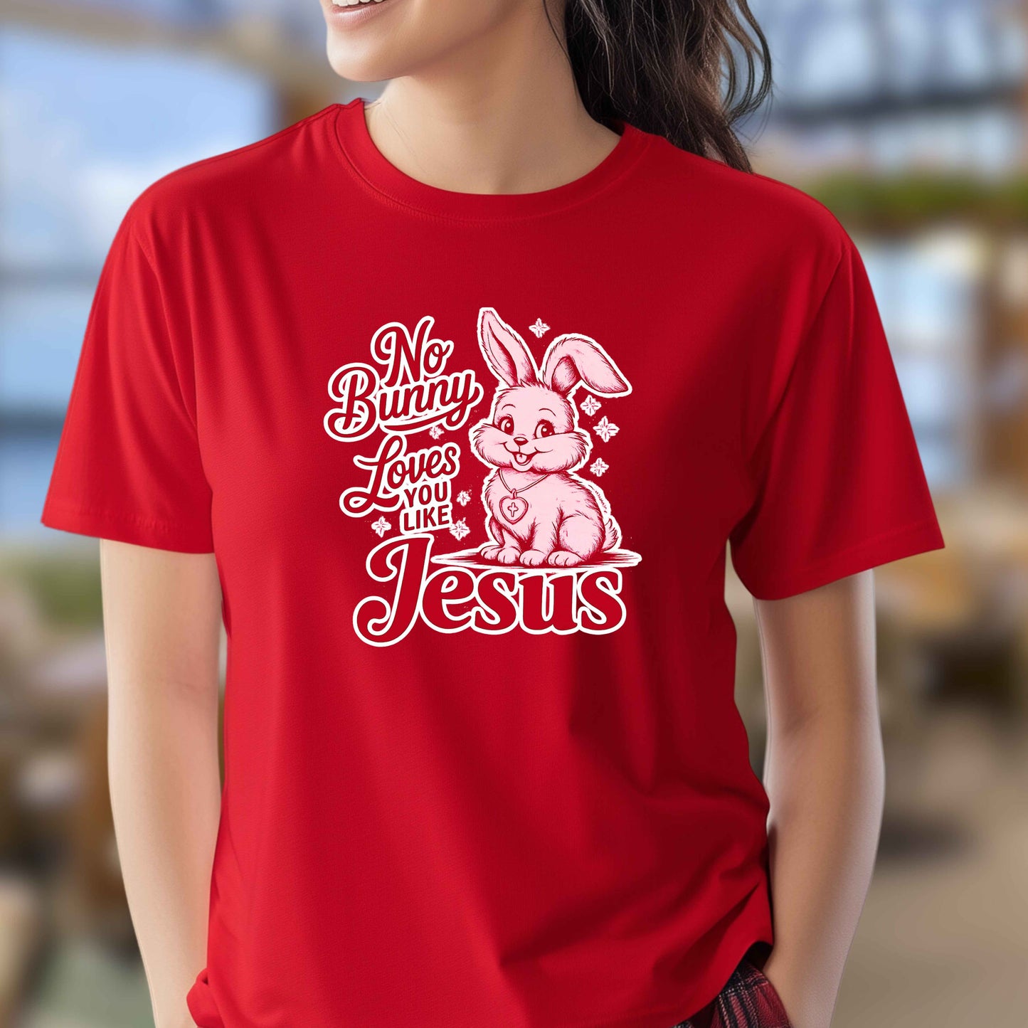 No Bunny Loves You Like Jesus T-shirt